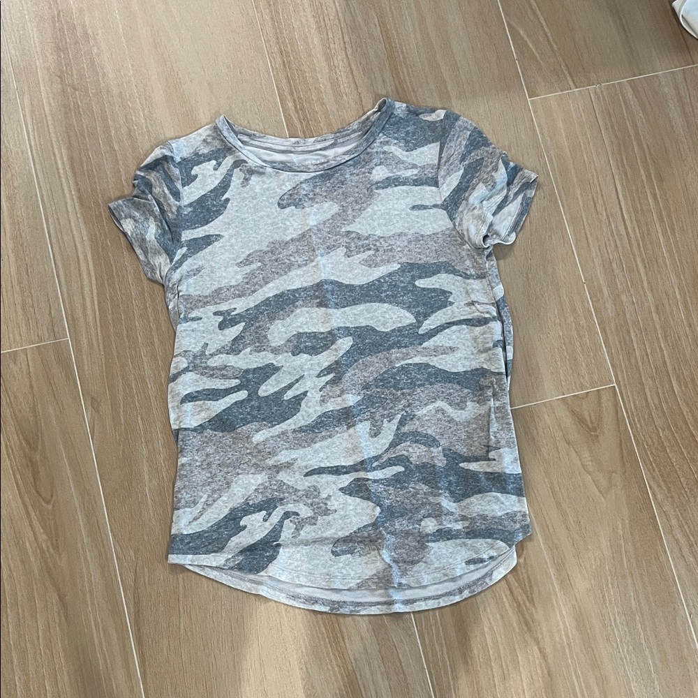 Gray Camouflage Women's Short Sleeve Tee Seriously Soft